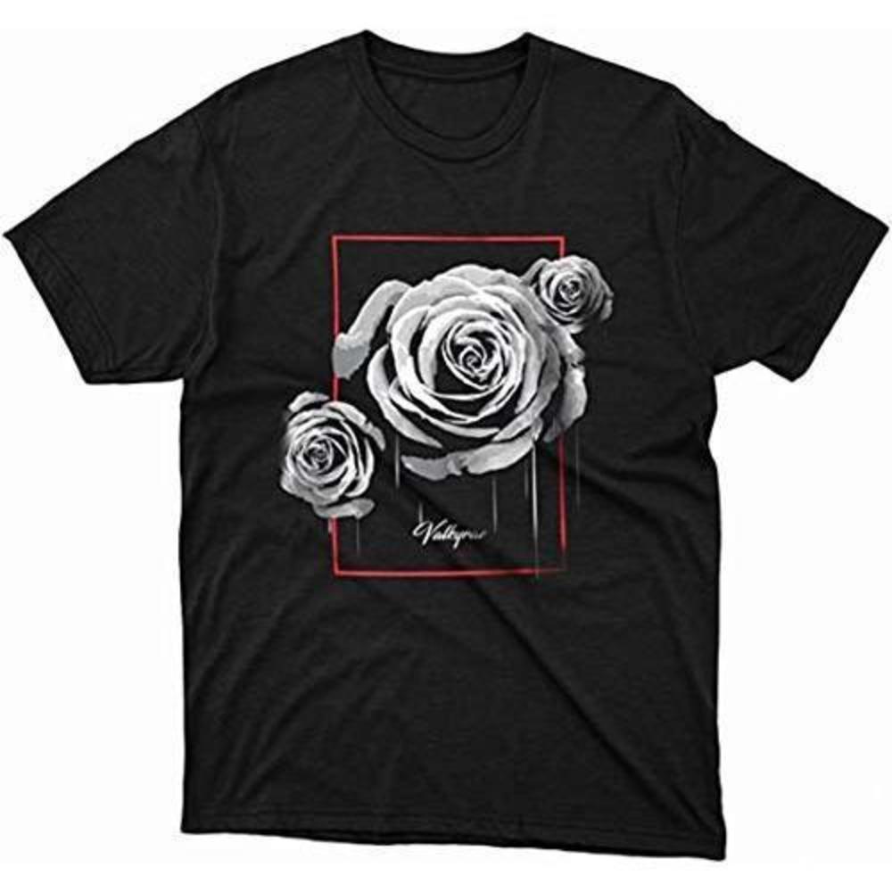 Valkyrae Merch Valkyrae White Rose Drip Tshirt